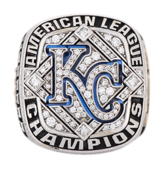 2014 Kansas City Royals American League Championship Players Ring- Herrera (PSA)